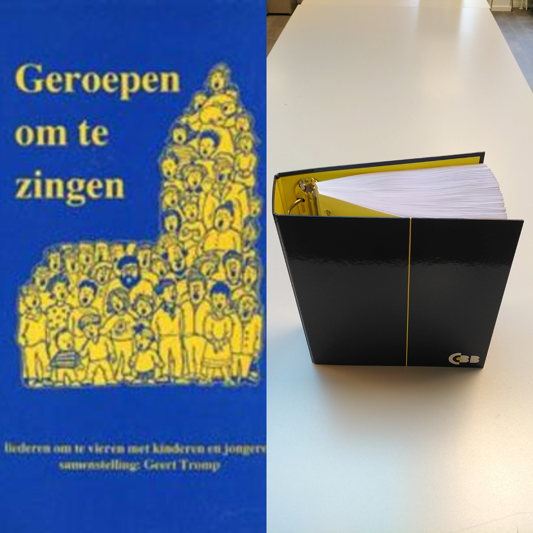 Cover liedbundel Geroepen om te zingen.