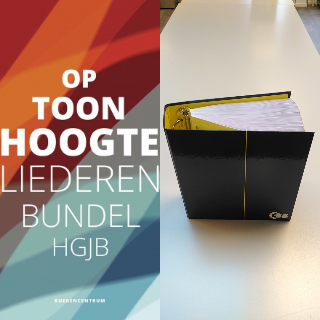 cover: op Toonhoogte liederenbundel