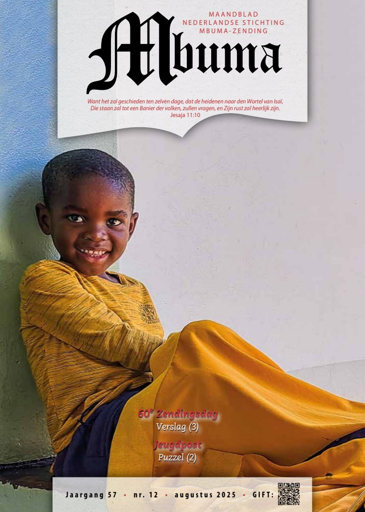 Mbuma is het maandblad van de Nederlandse stichting Mbuma-zending.