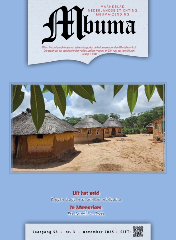 Mbuma is het maandblad van de Nederlandse stichting Mbuma-zending.