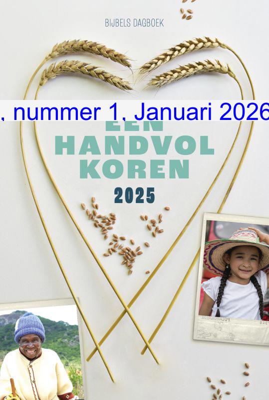 Cover dagboek Een handvol koren