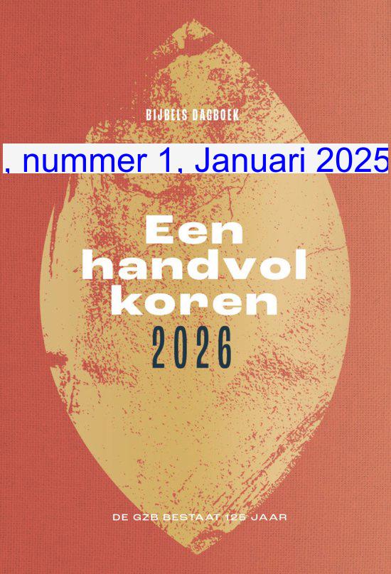 Cover dagboek Een handvol koren