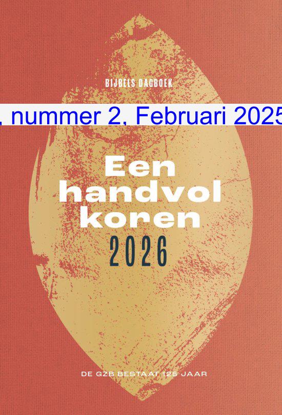 Cover dagboek Een handvol koren