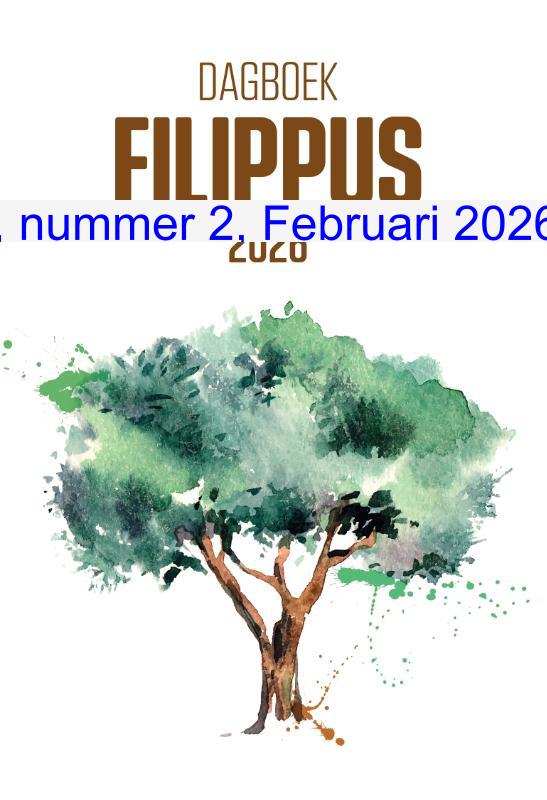 Cover dagboek Filippus