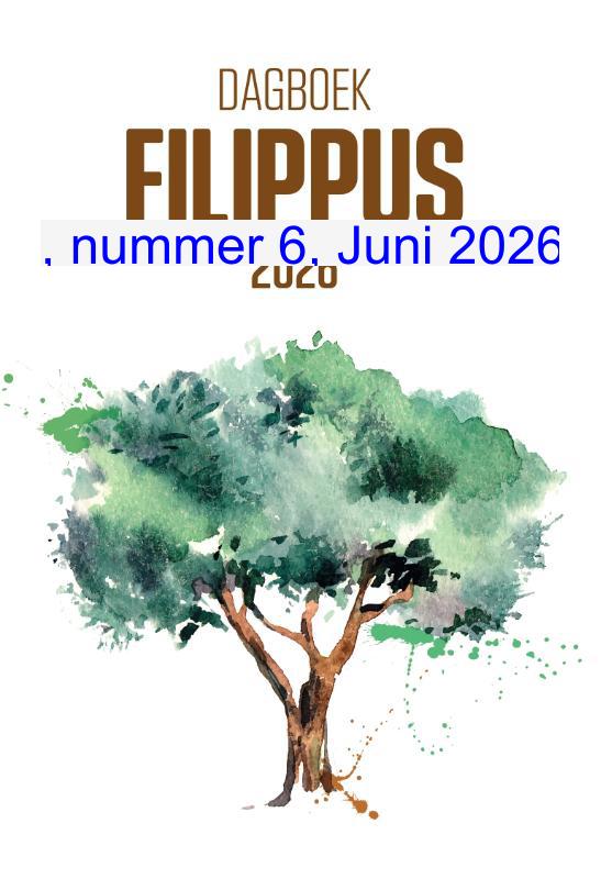 Cover dagboek Filippus