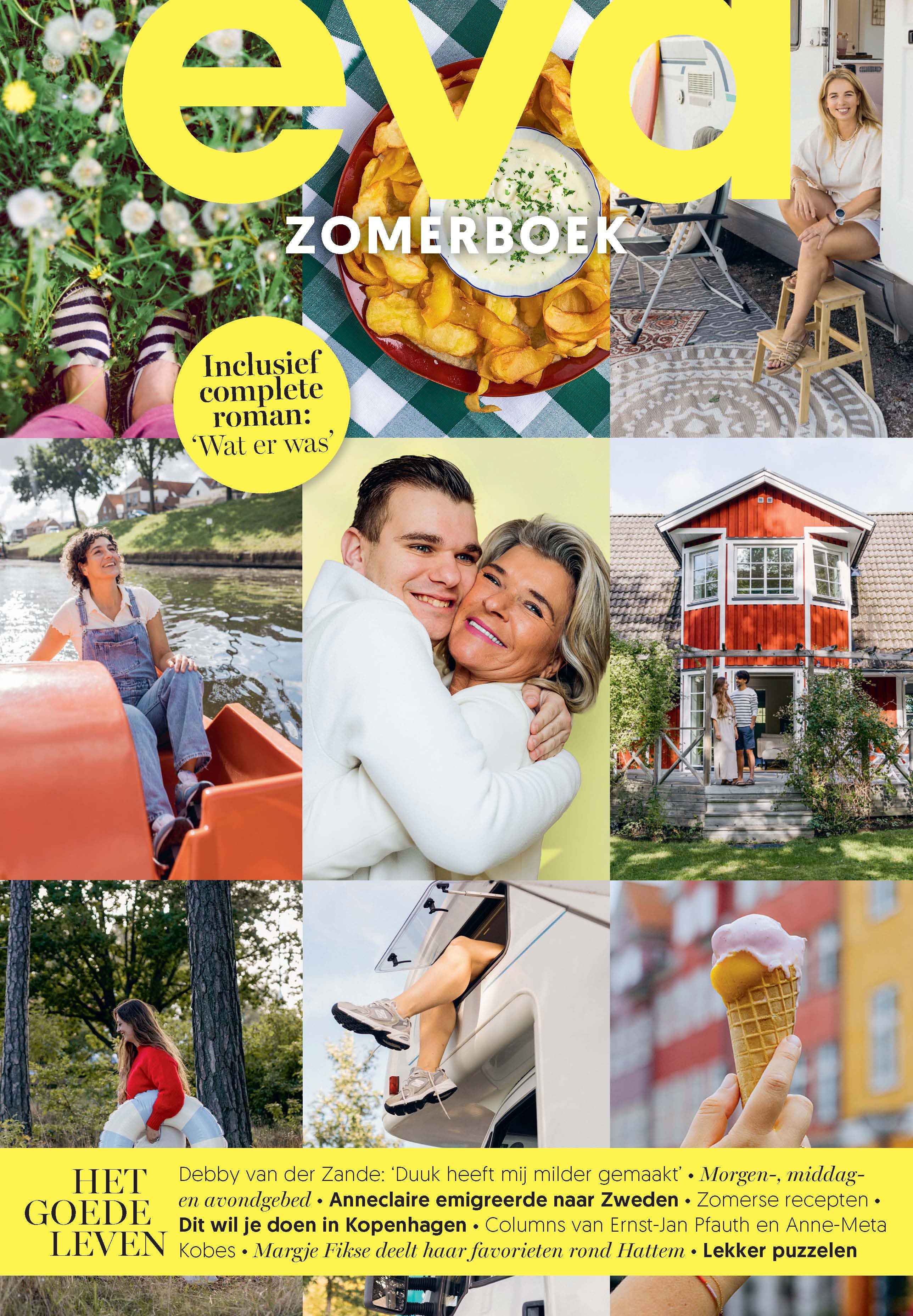 Op de camping, de bank of in de tuin: lekker lezen en kijken doe je in het Eva Zomerboek 2026 Het goede leven.