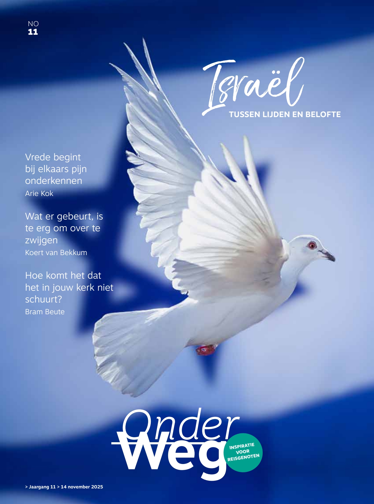 Magazine OnderWeg is een eigentijds kerkelijk magazine.