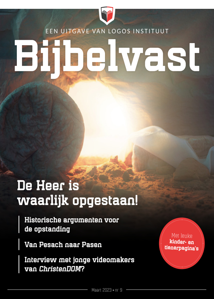 ‘Bijbelvast’ is een nieuw magazine van het Logos Instituut en is geschikt voor iedereen die Bijbelvast wil zijn!