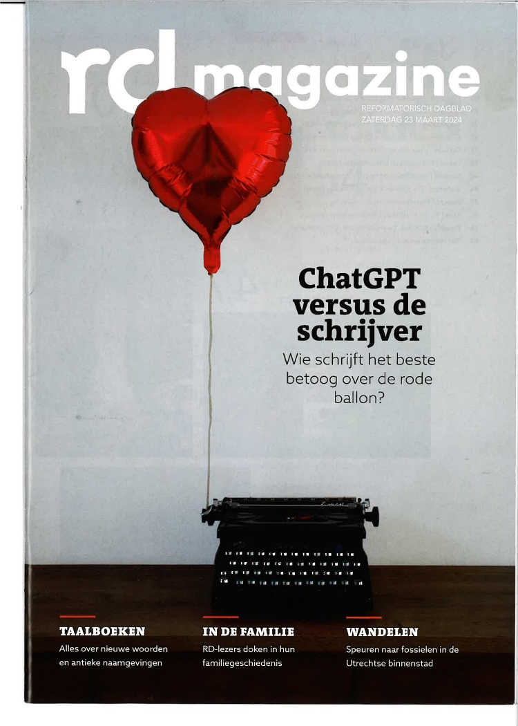 RDMagazine is een wekelijkse uitgave bij het Reformatorisch Dagblad