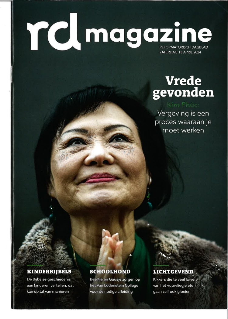 RDMagazine is een wekelijkse uitgave bij het Reformatorisch Dagblad