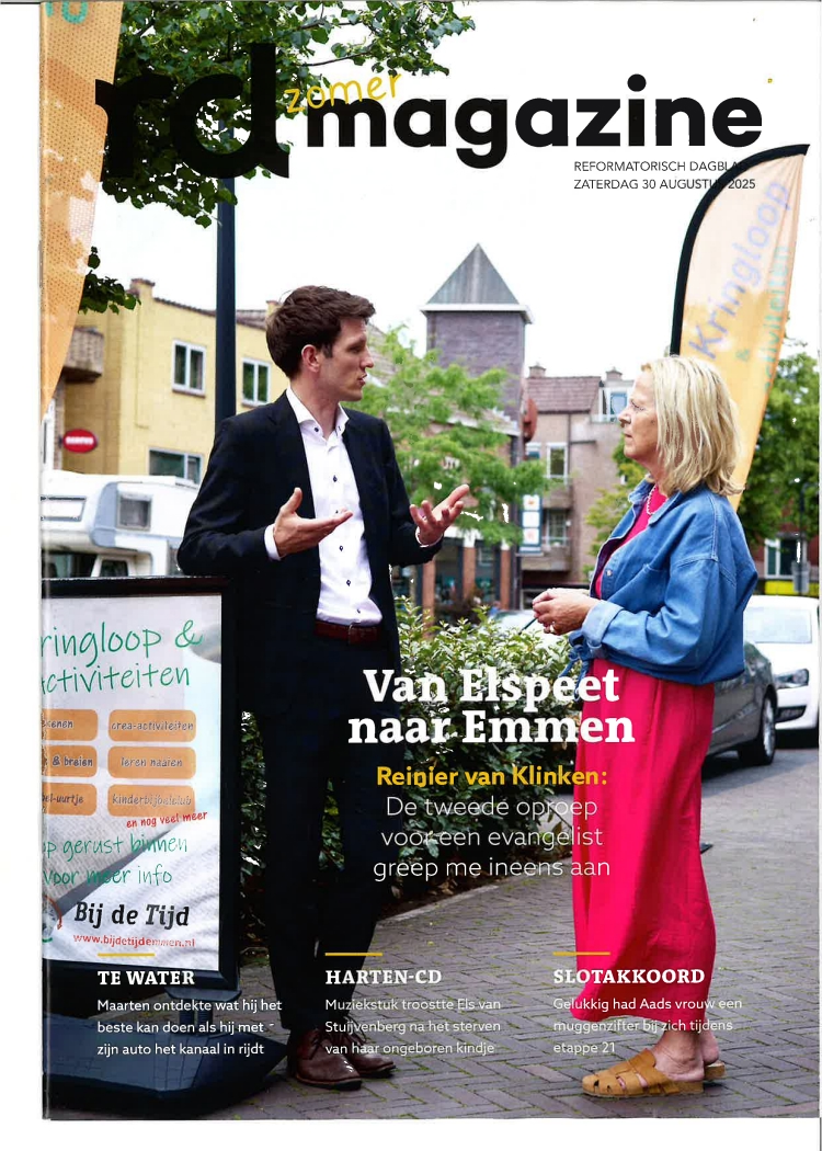 RDMagazine is een wekelijkse uitgave bij het Reformatorisch Dagblad
