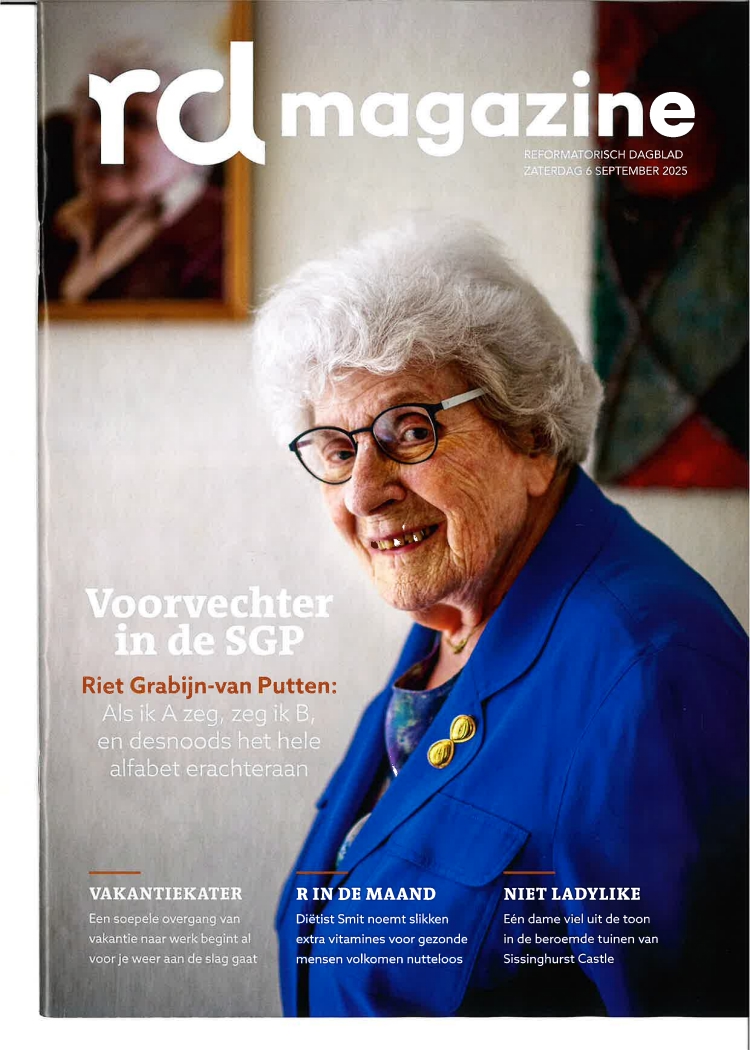 RDMagazine is een wekelijkse uitgave bij het Reformatorisch Dagblad