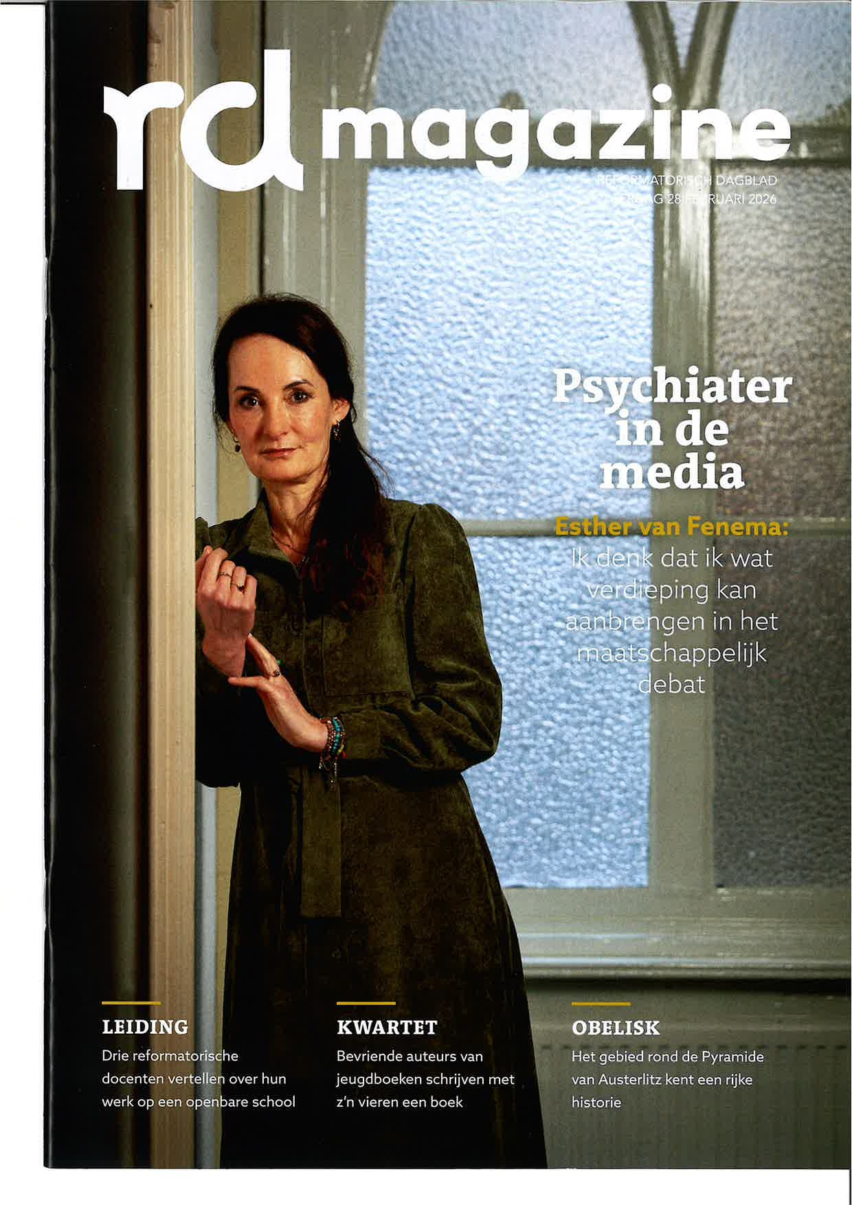 RDMagazine is een wekelijkse uitgave bij het Reformatorisch Dagblad