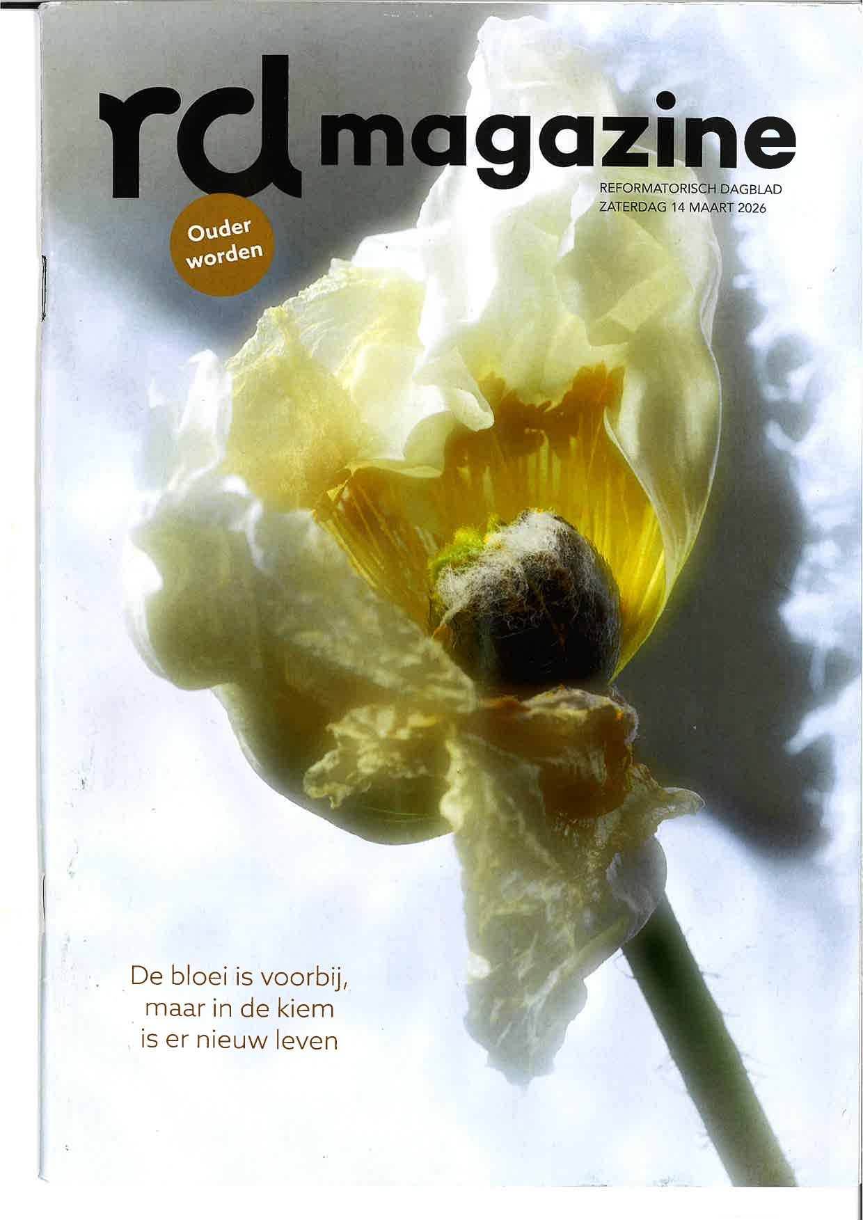 RDMagazine is een wekelijkse uitgave bij het Reformatorisch Dagblad