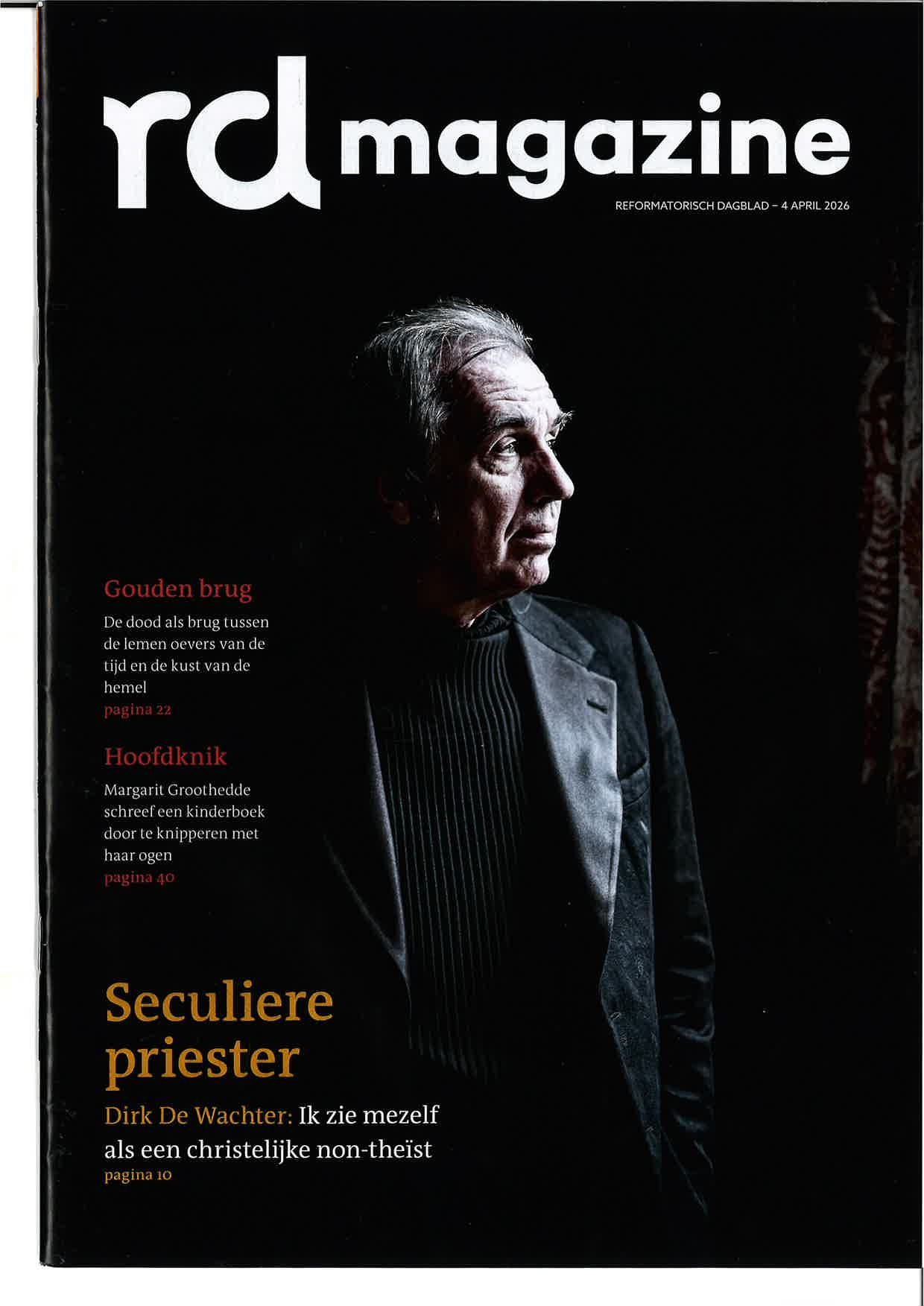 RDMagazine is een wekelijkse uitgave bij het Reformatorisch Dagblad