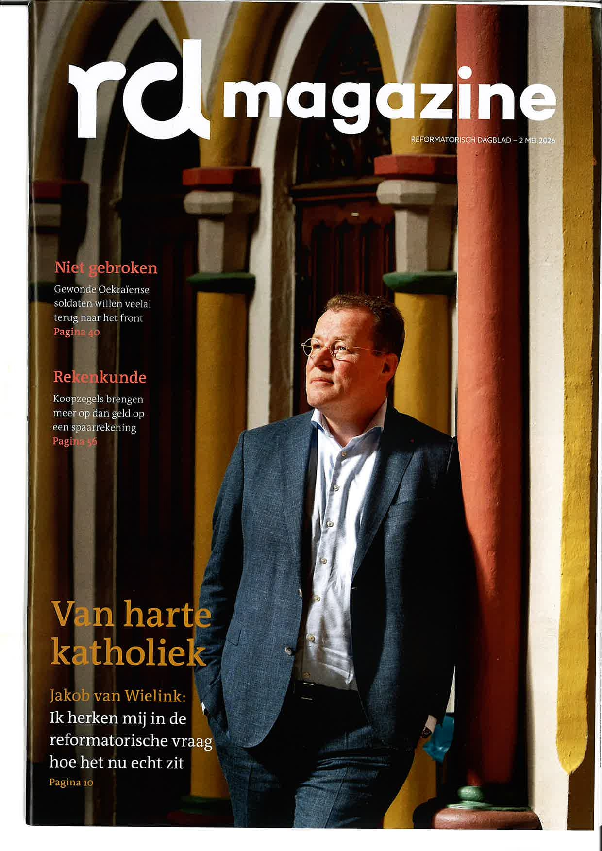 RDMagazine is een wekelijkse uitgave bij het Reformatorisch Dagblad