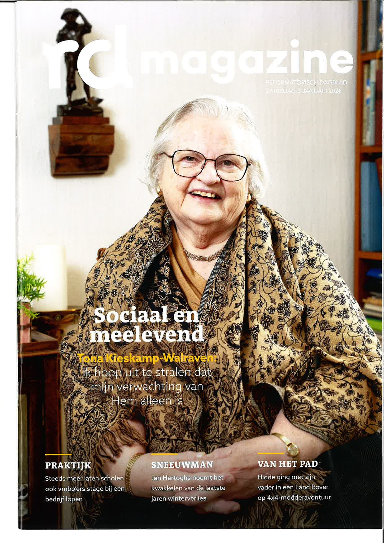 RDMagazine is een wekelijkse uitgave bij het Reformatorisch Dagblad