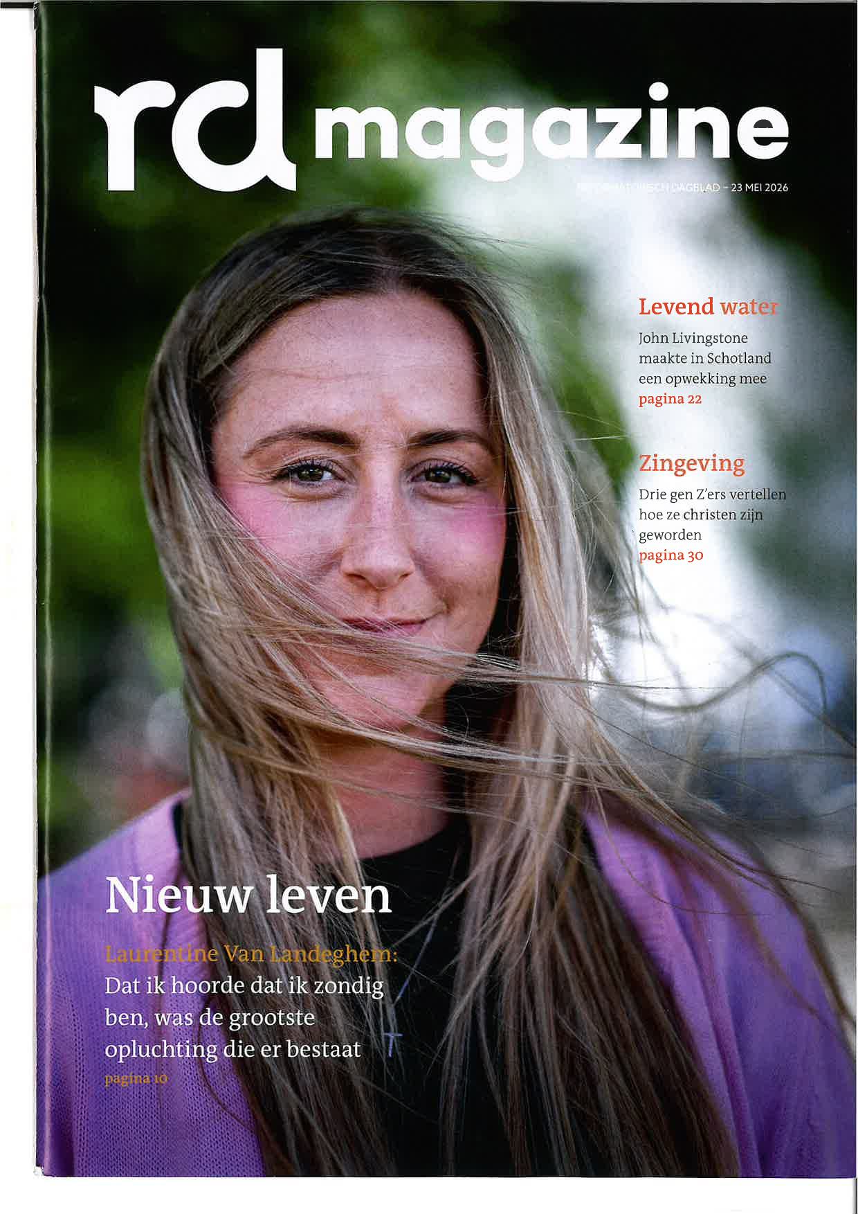 RDMagazine is een wekelijkse uitgave bij het Reformatorisch Dagblad