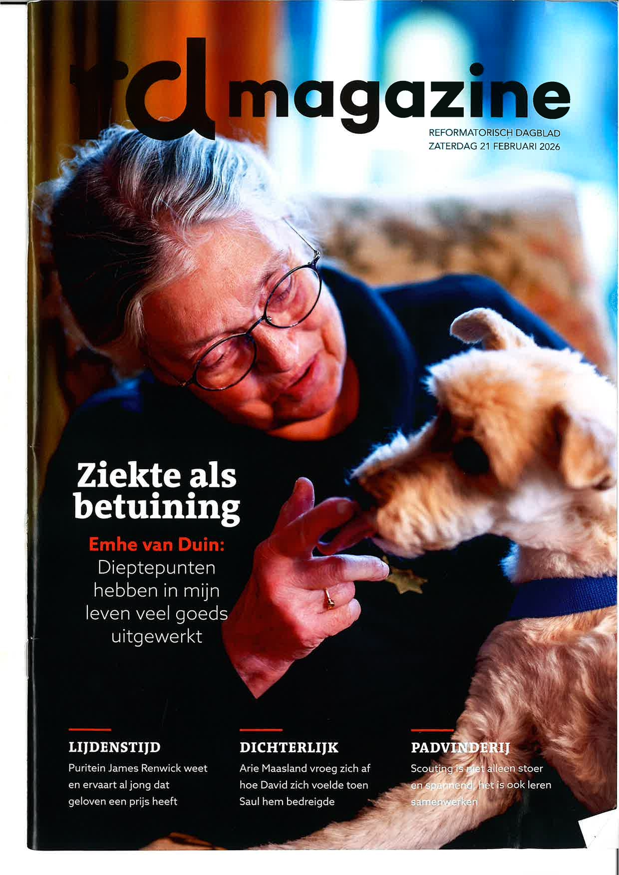RDMagazine is een wekelijkse uitgave bij het Reformatorisch Dagblad