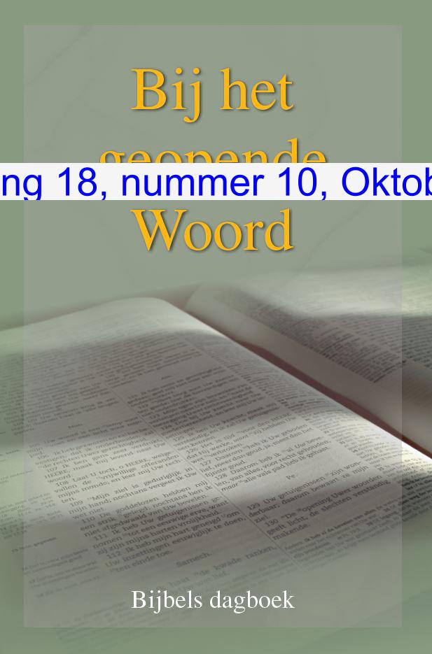 Cover: Bij het geopende Woord