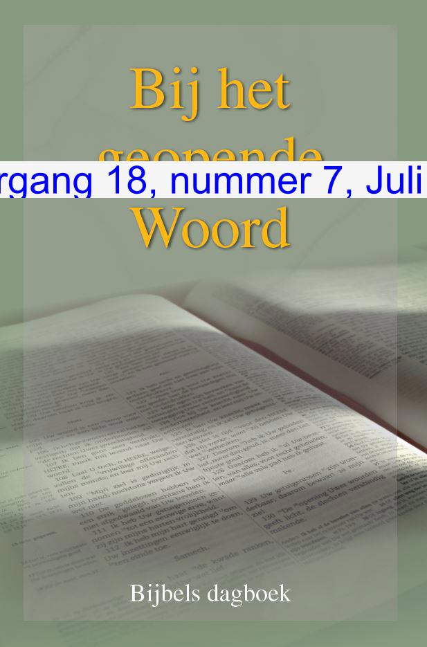 Cover: Bij het geopende Woord
