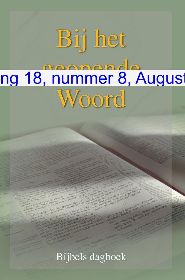 Cover: Bij het geopende Woord