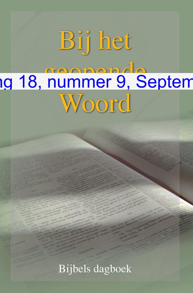 Cover: Bij het geopende Woord